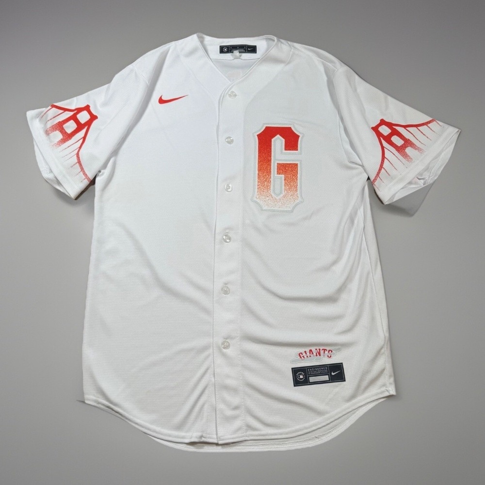 Nike San Francisco Giants Jersey Mens Medium White Sabol #2 Polyester MLB